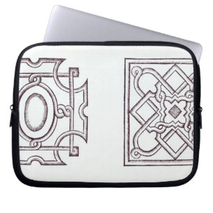 Designs for a knot garden, from 'The Country House Laptop Sleeve