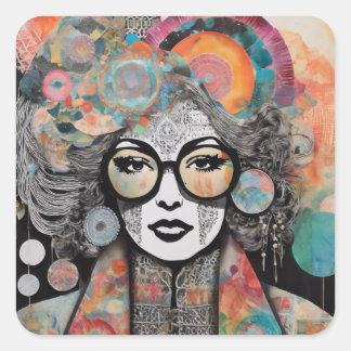 Designs of a Daydreamer Square Sticker