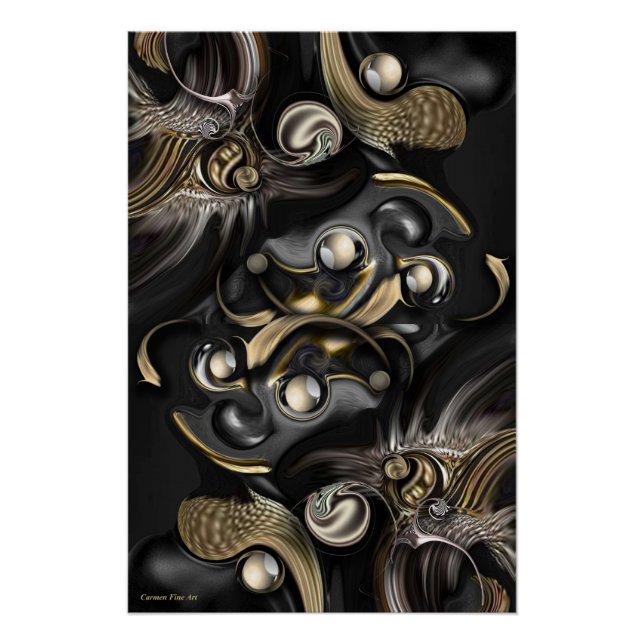 "Désir de création", Poster brillant (Devant)