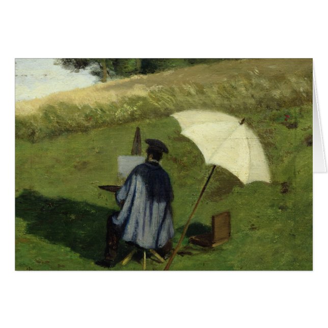 Désir Dubois peignant en plein air, c.1852 (Devant horizontal)