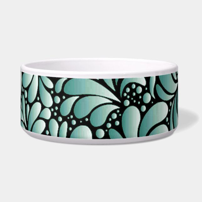 Desirable Fleur Pattern in Minty Green (Front)