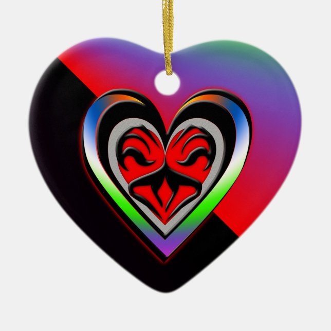 Desire Ceramic Ornament (Front)