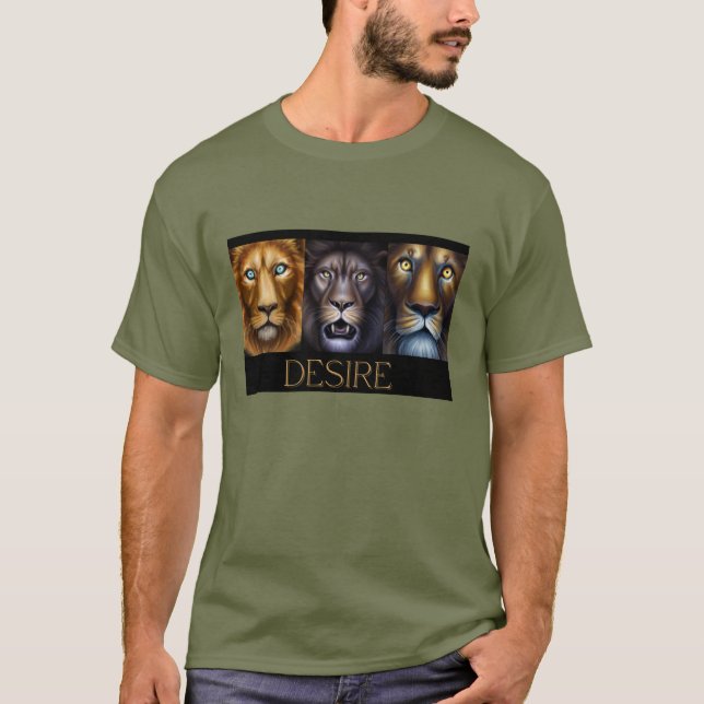 DESIRE , LIONS T-Shirt (Front)