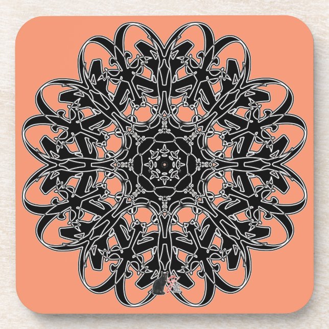 Desire Octa Glyph Dusk Coaster (Front)