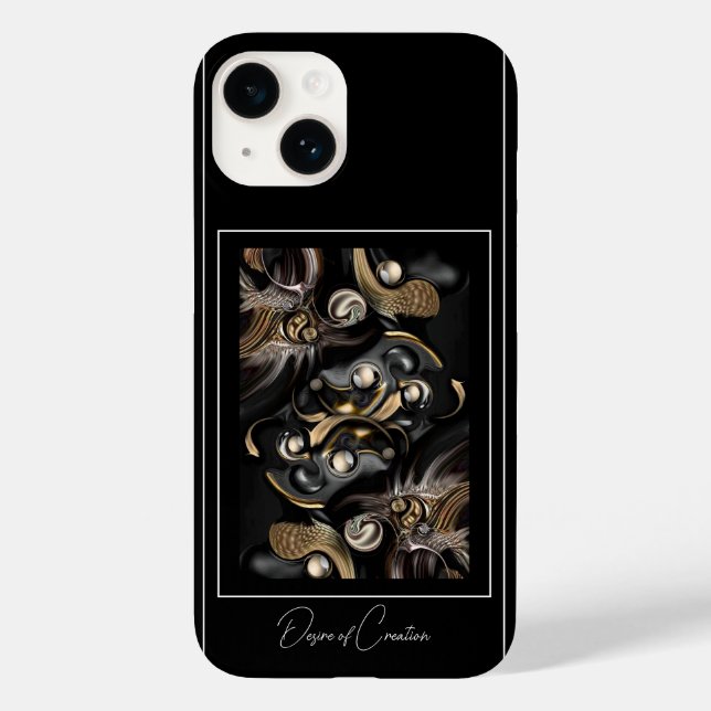 "Desire of Creation", Apple iPhone 14 Case (Back)