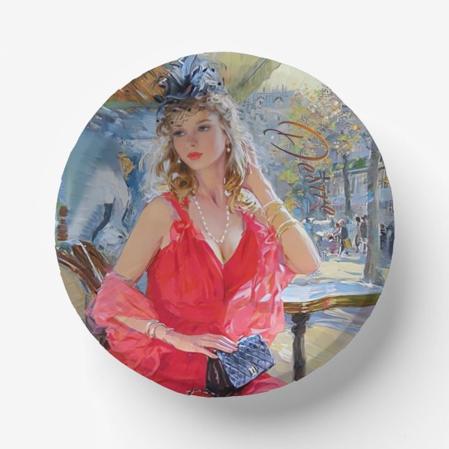 Desire  Paper Bowls Paper Plate (Front)