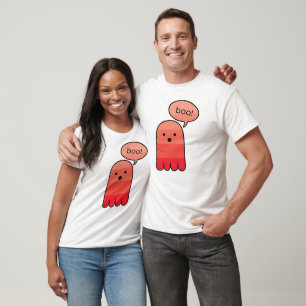 Desire Red Boo Ghost Halloween T-Shirt