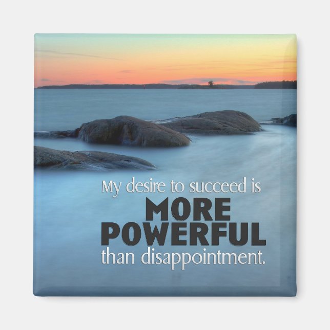 Desire to Succeed Inspirational Magnet (Front)
