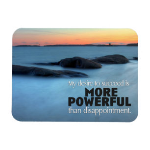 "Desire to succeed" Motivation Affirmation Magnet