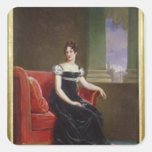 Desiree Clary  Queen of Sweden Square Sticker