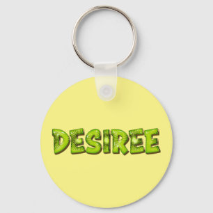 Desiree Name Kiwi Design Key Fans Keychain