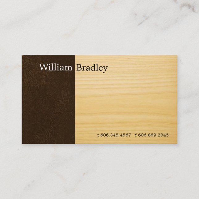 Desk Business Card (Front)