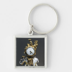 Desk clock keychain