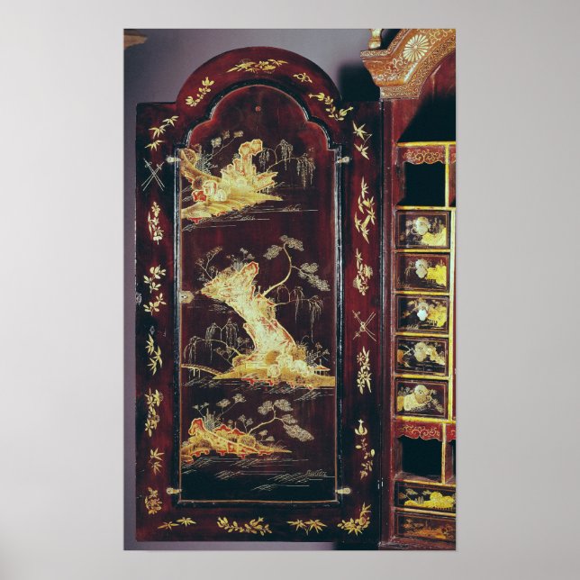 Desk decorated with Chinese lacquer Poster (Front)