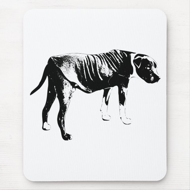Desk Ink, Focused Calm Mouse Pad (Front)