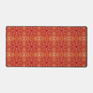 Desk Mat, A vintage red colour classic design Des Mat