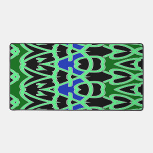 Desk Mat, An elegant green abstract design Mat