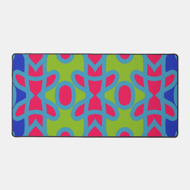 Desk Mat, An elegant multicolor classic design  De Mat (Front)
