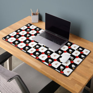 Desk Mat Bière Nounours Coeurs rouges