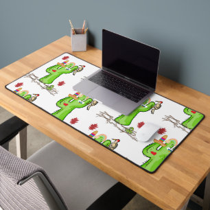 Desk Mat Cactus Oiseau Worm Nature