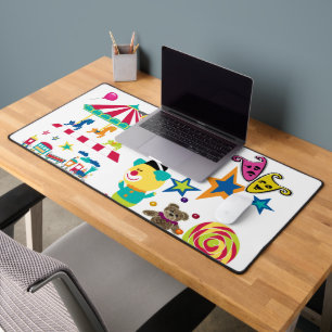 Desk Mat Circus Carnival Fun