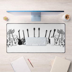 Desk Mat Guitar lover