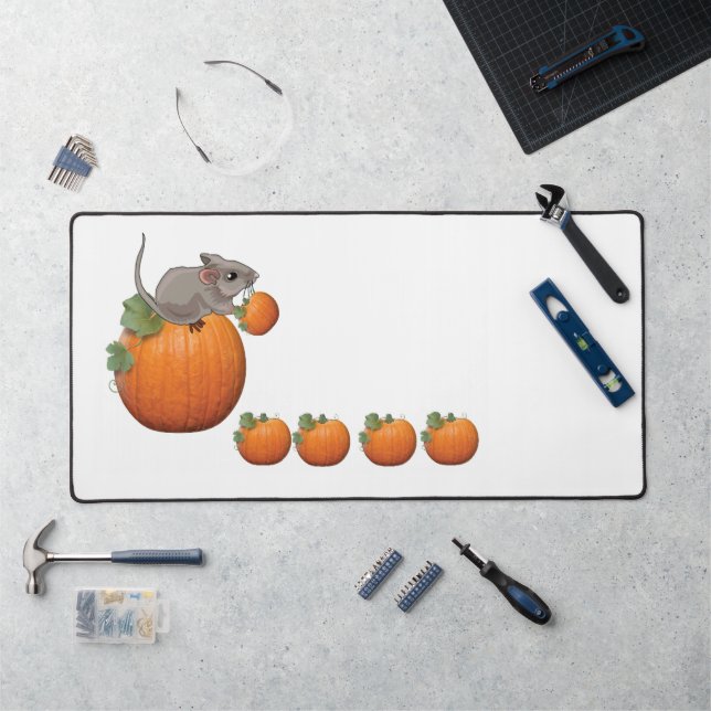 Desk Mat Mouse Pumpkin  (Workstation)