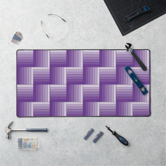 Desk Mat -  Ombre Stripes in Your Choice of Colour