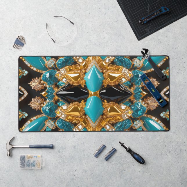 Desk Mat with Colours of Bahamas (Workstation)