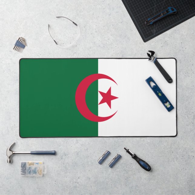 Desk Mat with flag of Algeria (Workstation)