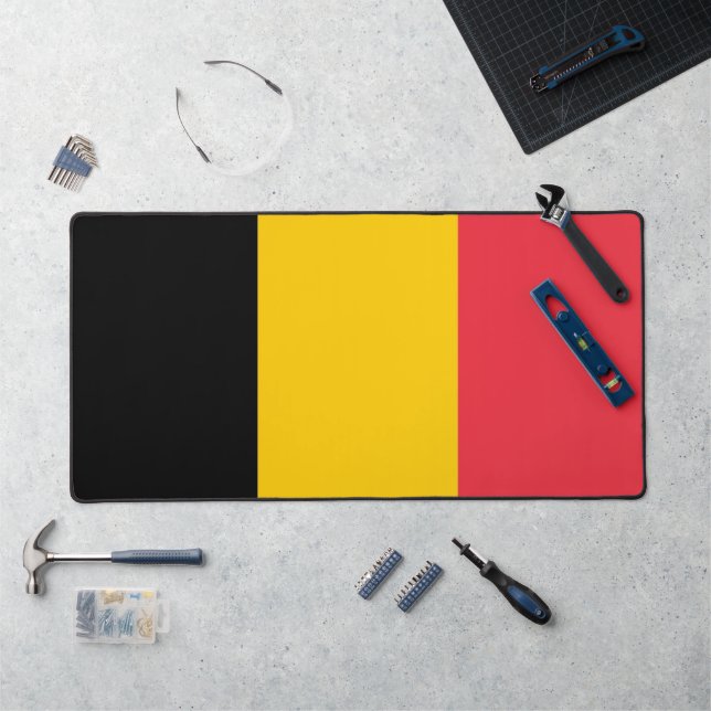 Desk Mat with flag of Belgium (Workstation)