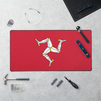 Desk Mat with flag of Isle of Man, UK
