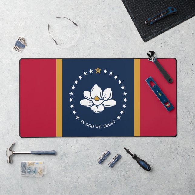 Desk Mat with flag of Mississippi, USA (Workstation)