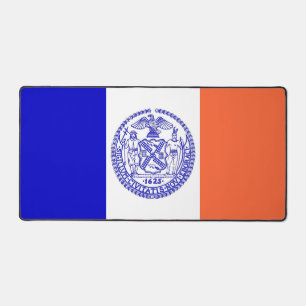 Desk Mat with flag of New York City, USA