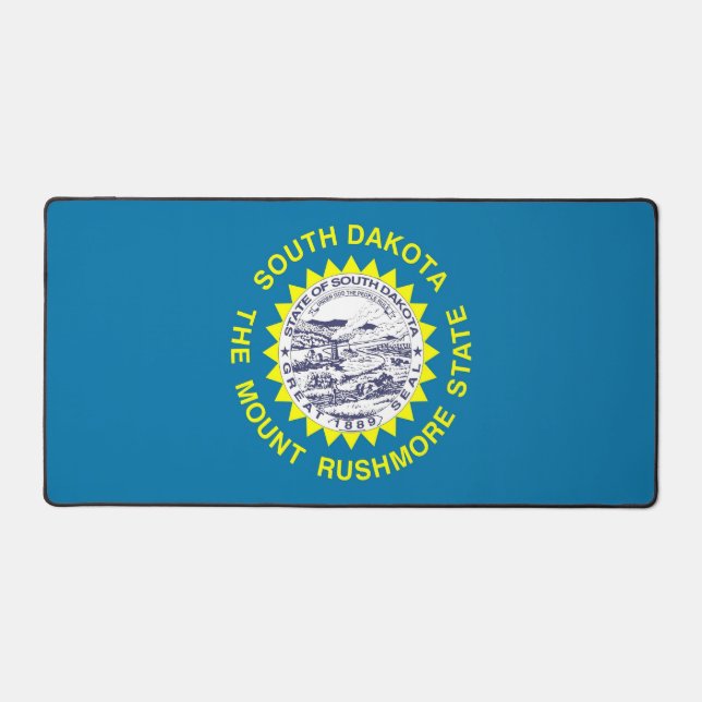 Desk Mat with flag of South Dakota, USA (Front)