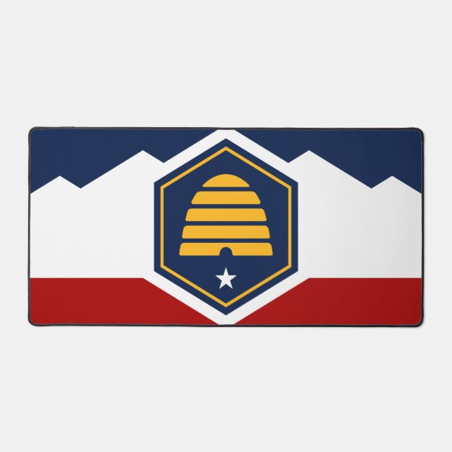 Desk Mat with flag of Utah, USA (Front)