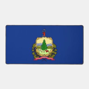 Desk Mat with flag of Vermont, USA