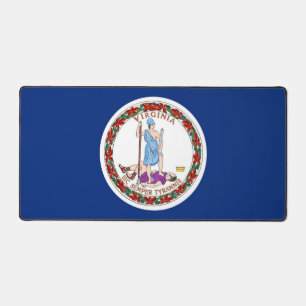 Desk Mat with flag of Virginia, USA