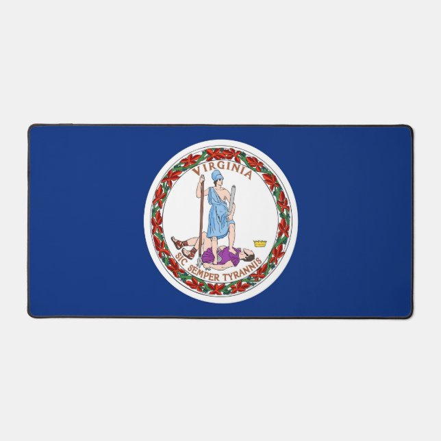 Desk Mat with flag of Virginia, USA (Recto)