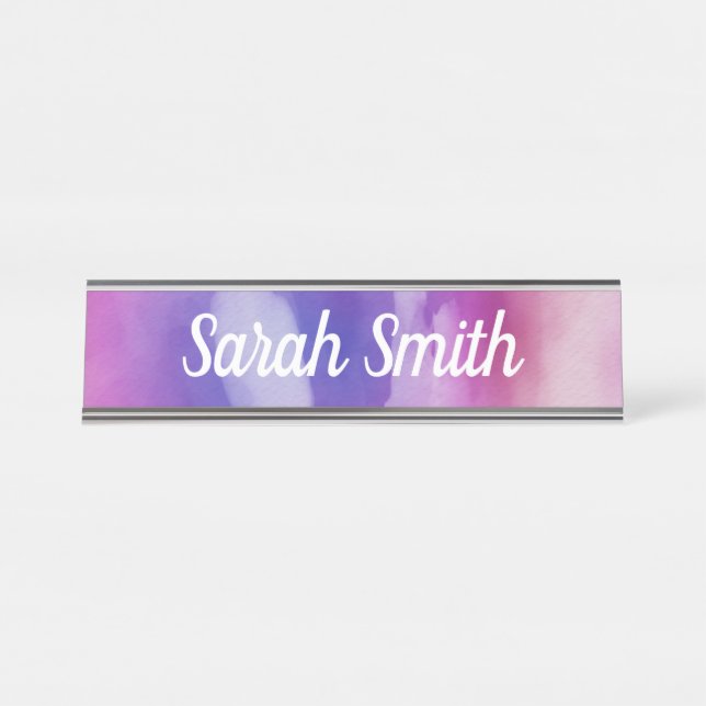 Desk name plate (Front)