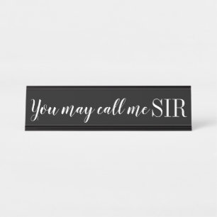Desk Name Plate