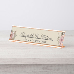 Desk Name Plate New Job Personalized  Gift For Her