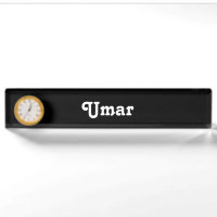 Desk Name Plate Umar