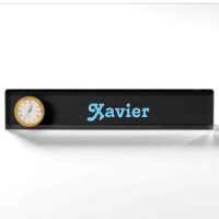 Desk Name Plate Xavier