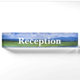 Desk Nameplate - HAMbyWhiteGlove - Reception