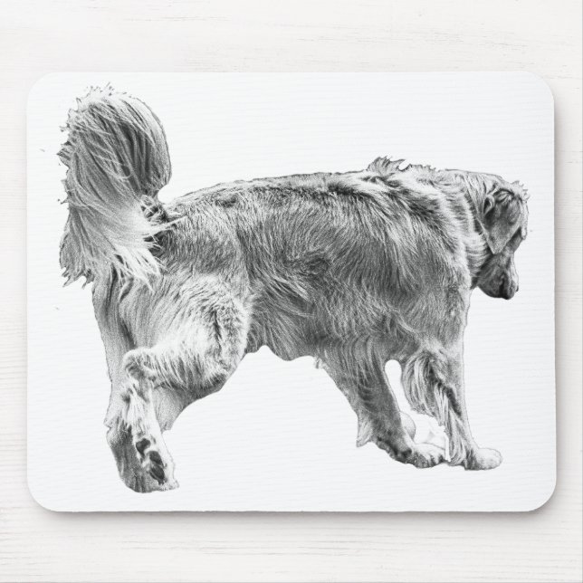 Desk Quiet Golden Mouse Pad (Front)