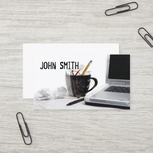 Desktop Business Card (Front/Back In Situ)