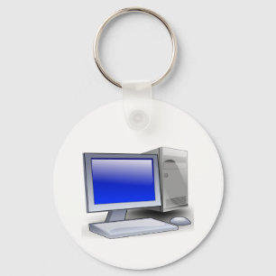 Desktop Computer Keychain