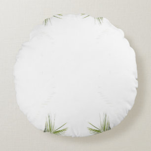 Desktop leaf tree nature round pillow