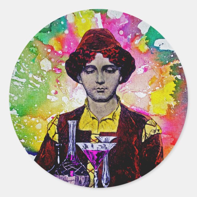 Desmond by Michael Moffa Classic Round Sticker (Front)